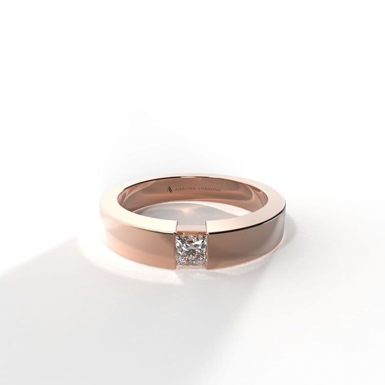 Anillo solitario hong kong 0,15 cts