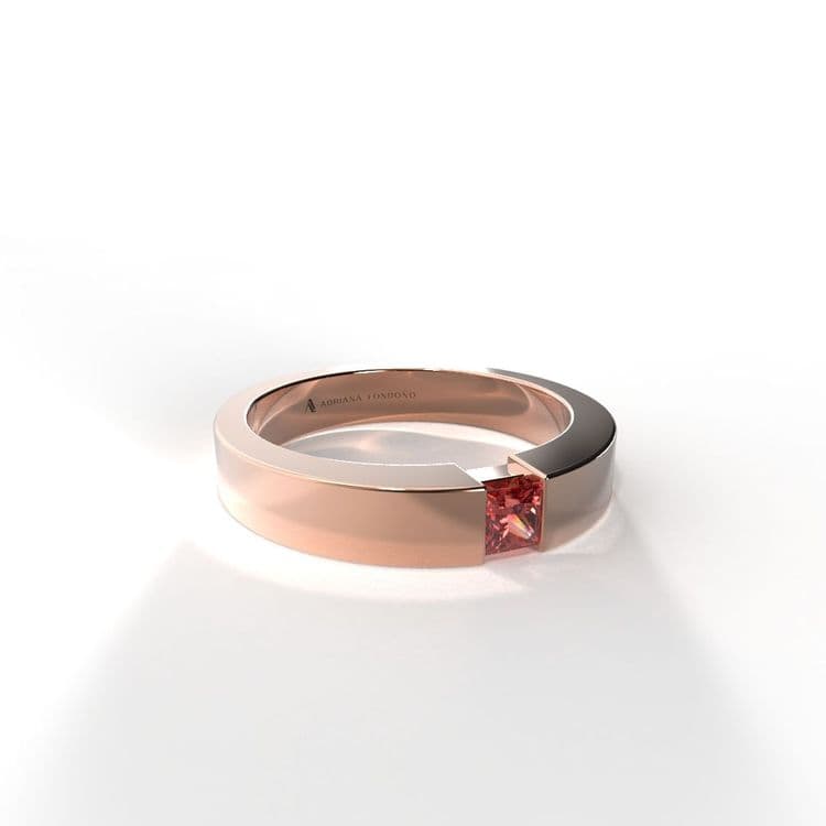 Anillo solitario hong kong 0,15 cts