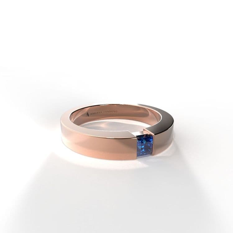 Anillo solitario hong kong 0,15 cts