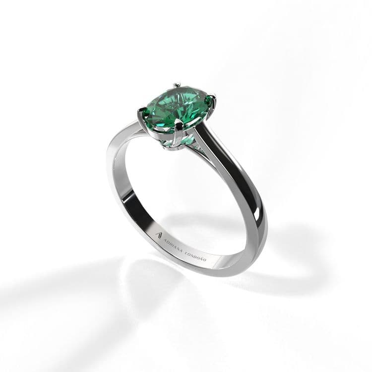 Anillo solitario escocia 0,50 cts 