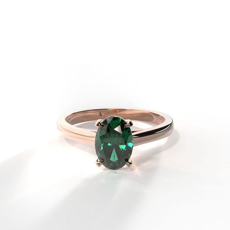 Anillo solitario escocia 0,50 cts 