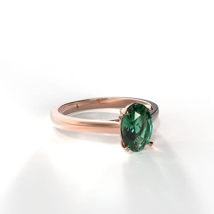 Anillo solitario escocia 0,50 cts 