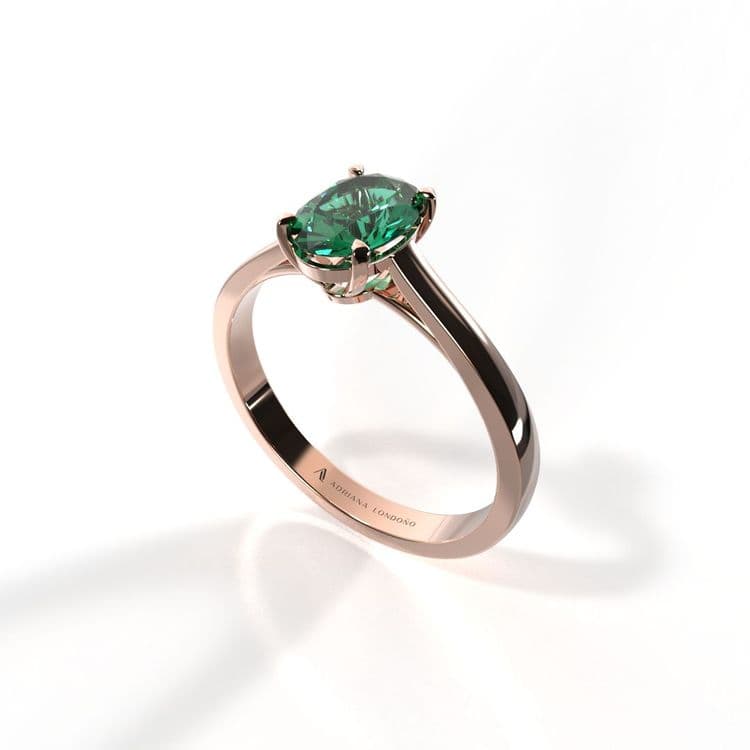 Anillo solitario escocia 0,50 cts 