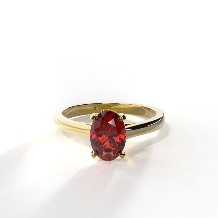 Anillo solitario escocia 0,50 cts 