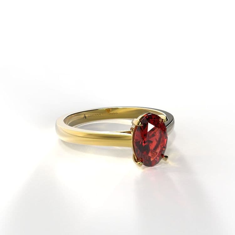 Anillo solitario escocia 0,50 cts 