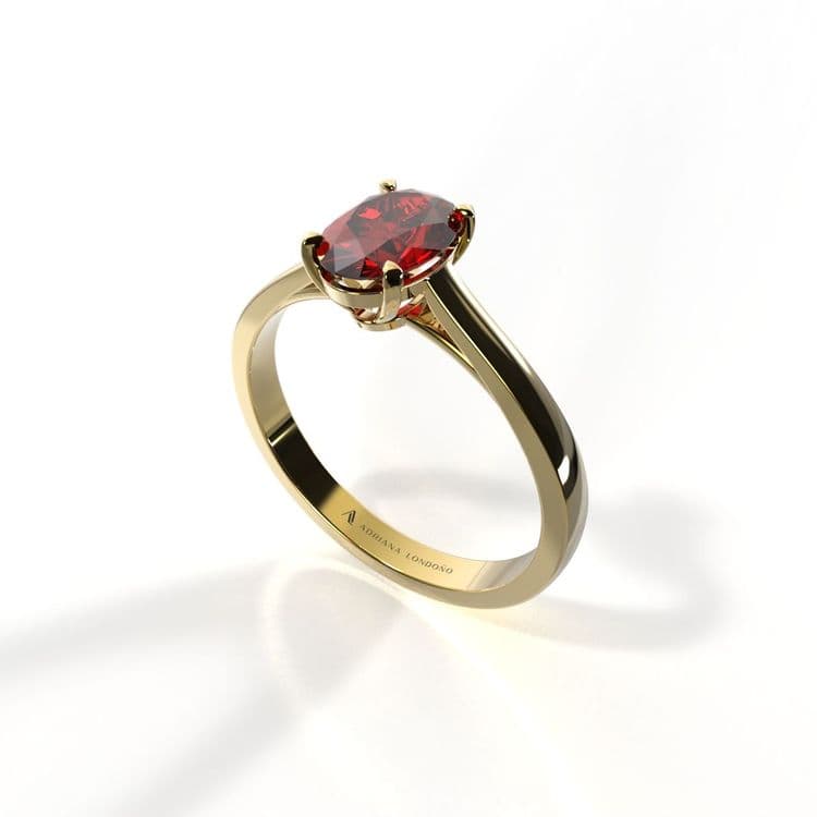 Anillo solitario escocia 0,50 cts 