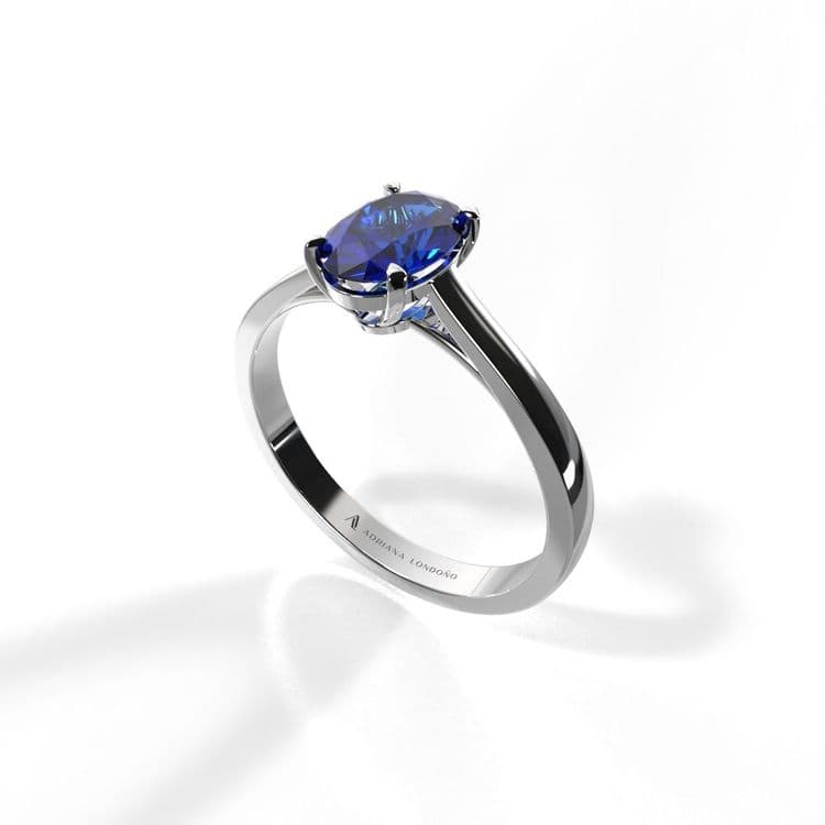 Anillo solitario escocia 0,50 cts 