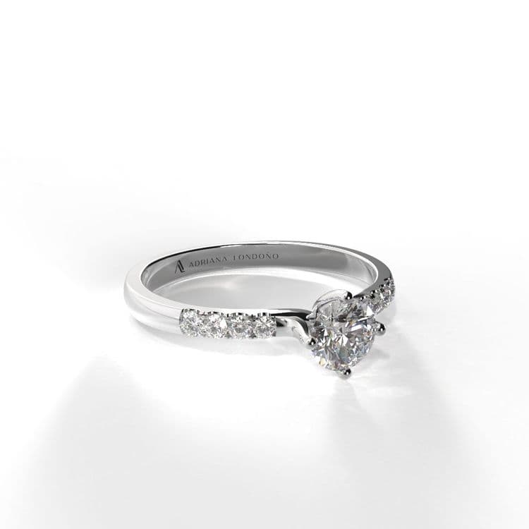 Anillo monaco 0,25 cts al frances