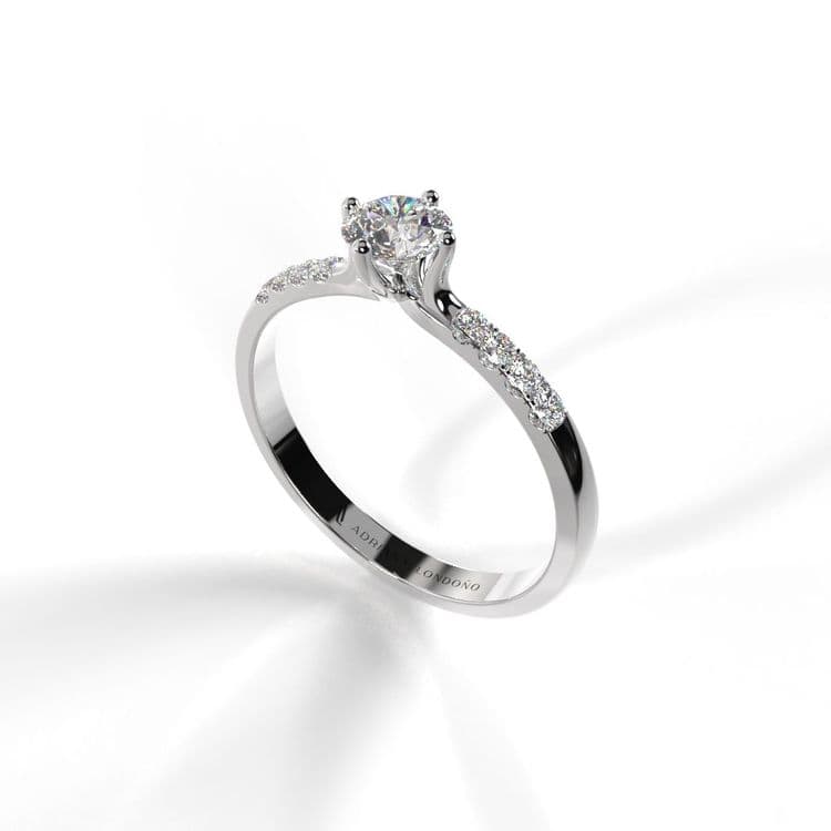 Anillo monaco 0,25 cts al frances