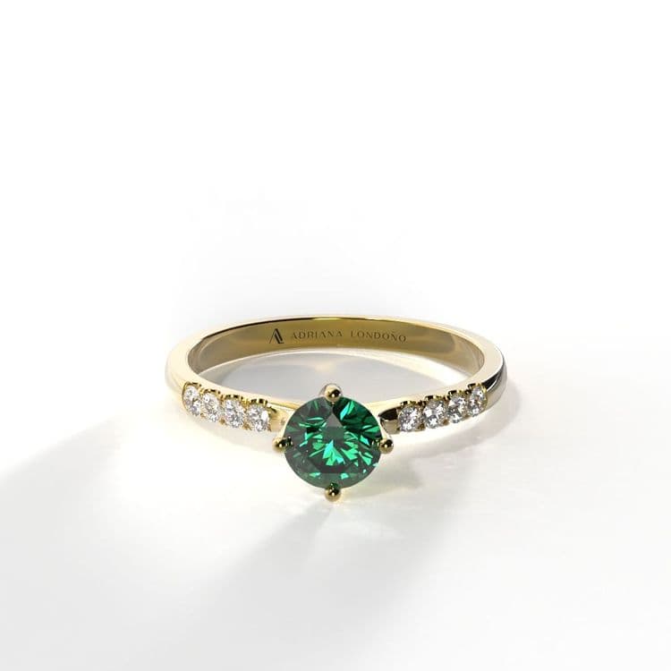 Anillo monaco 0,25 cts al frances