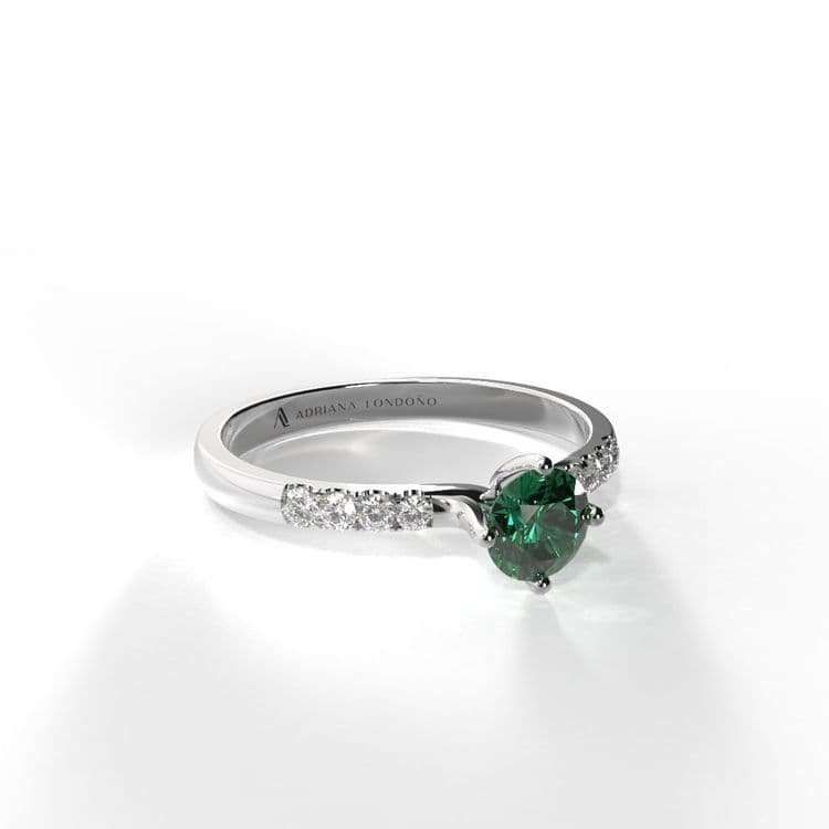 Anillo monaco 0,25 cts al frances