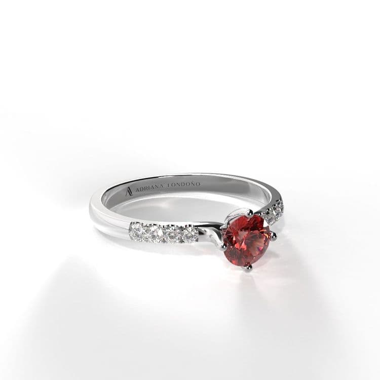 Anillo monaco 0,25 cts al frances