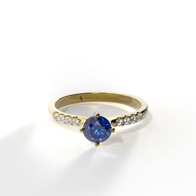 Anillo monaco 0,25 cts al frances