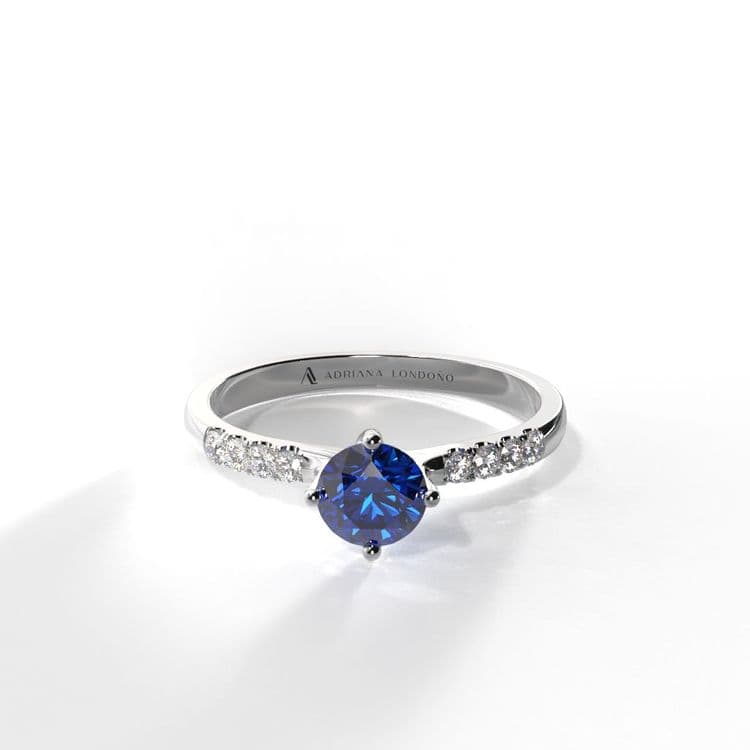 Anillo monaco 0,25 cts al frances