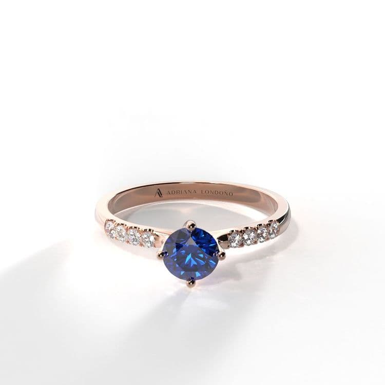 Anillo monaco 0,25 cts al frances