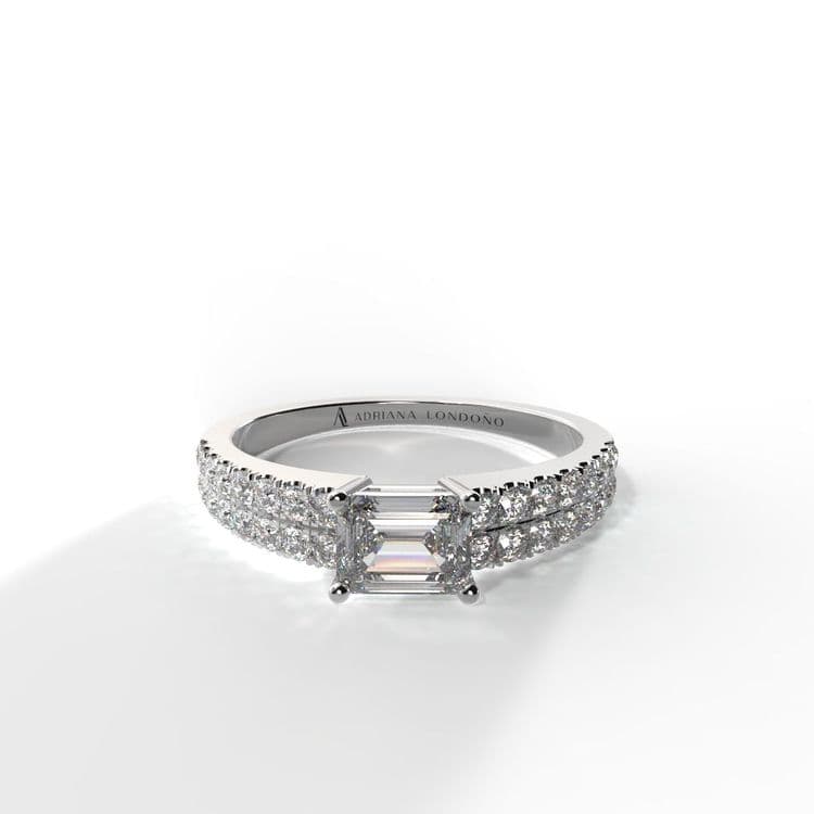 Anillo bahamas 0,30 cts al frances