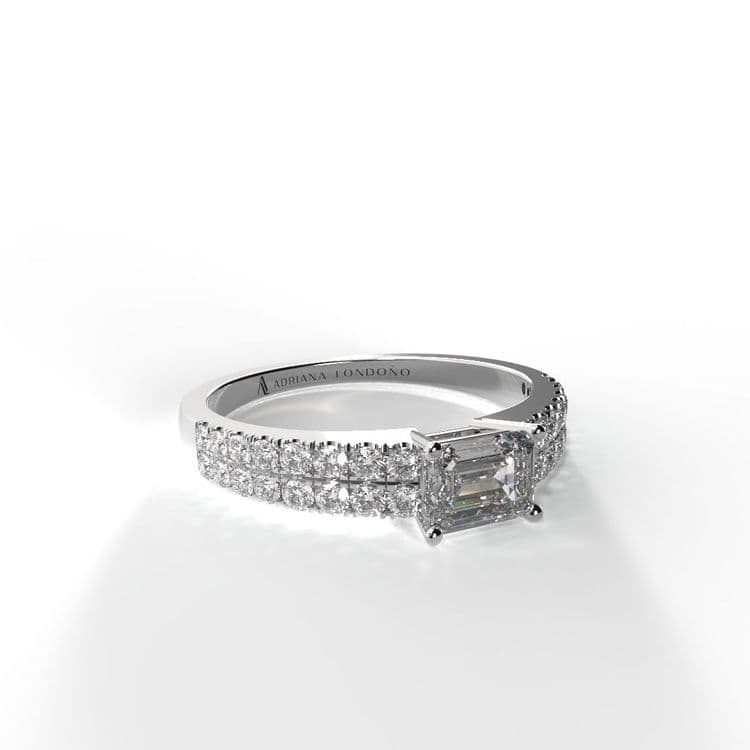 Anillo bahamas 0,30 cts al frances