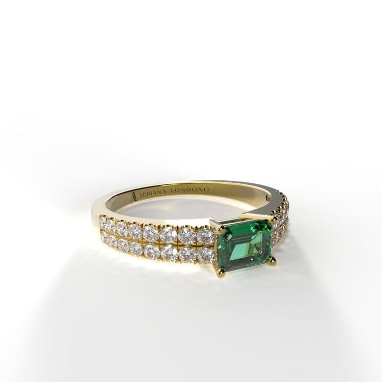 Anillo bahamas 0,30 cts al frances