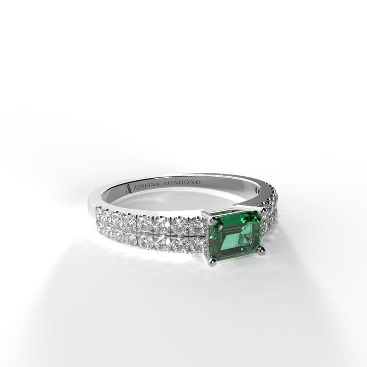 Anillo bahamas 0,30 cts al frances