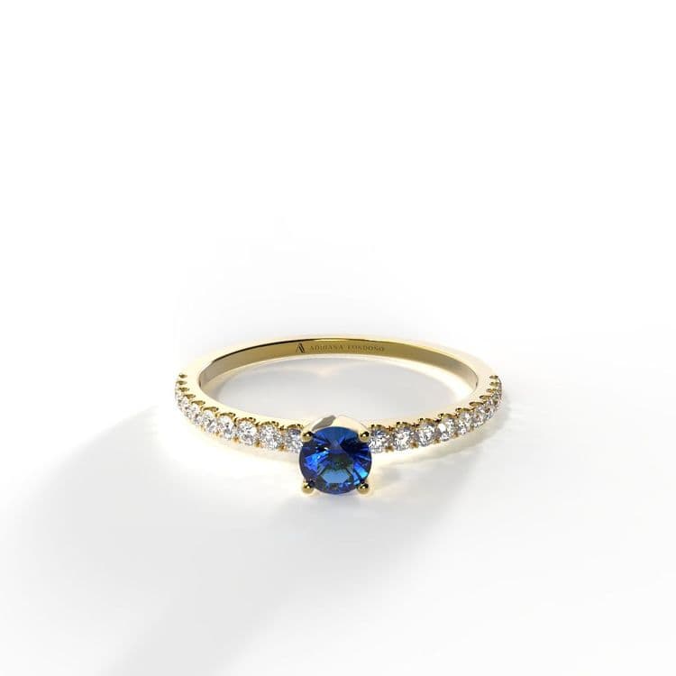 Anillo tokio 0,15 cts al frances