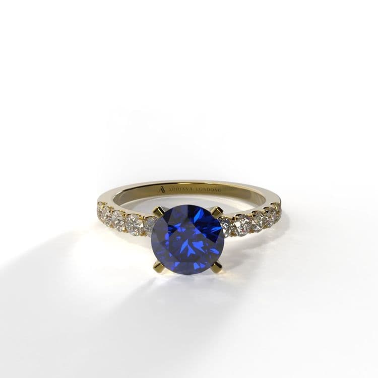Anillo pekin 0,60 cts al frances
