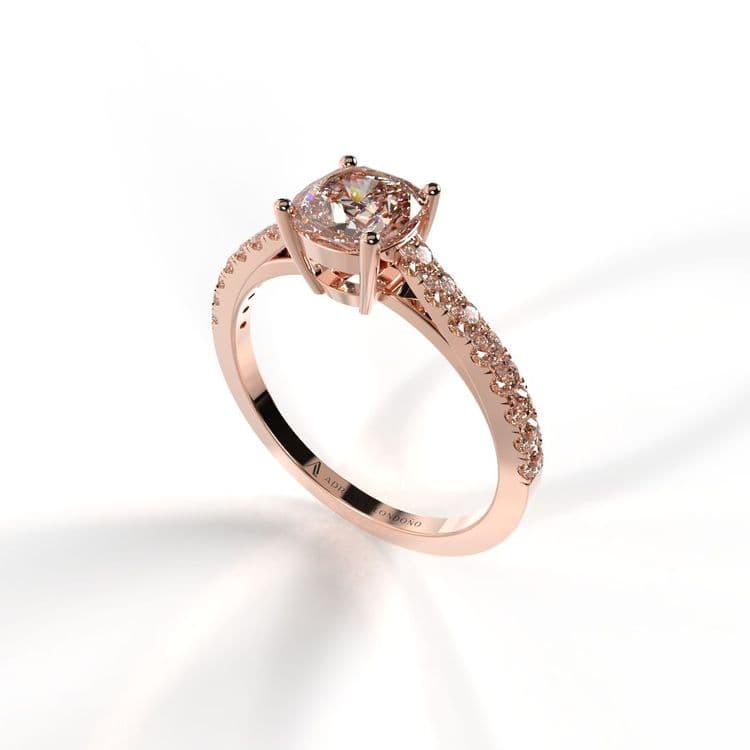 Anillo kyoto 0,50 cts frances