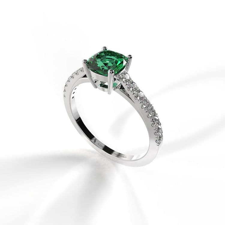 Anillo kyoto 0,50 cts frances