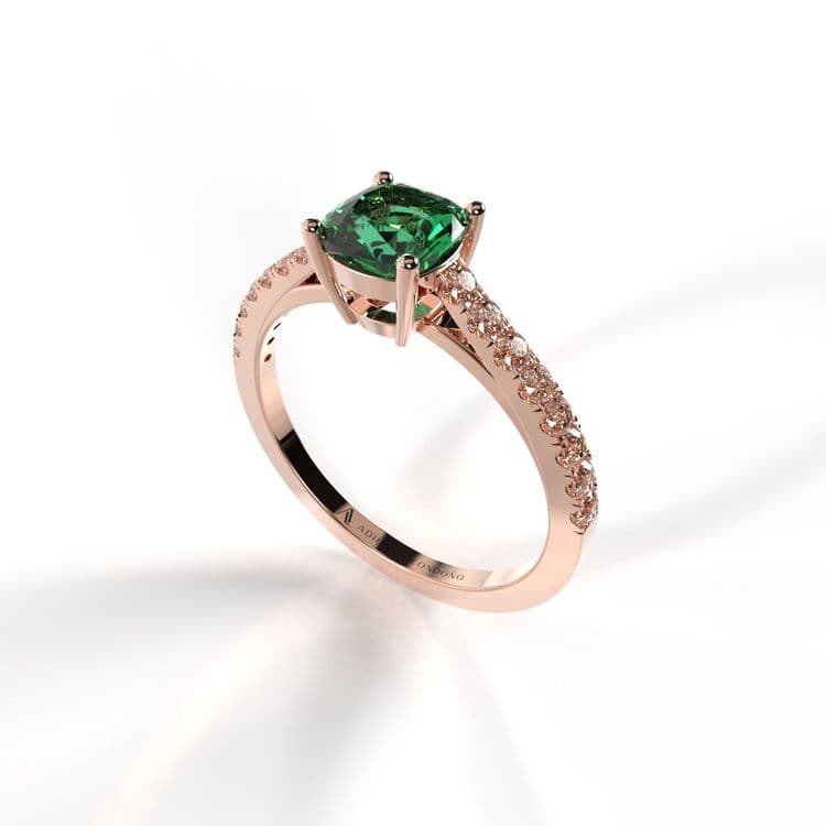 Anillo kyoto 0,50 cts frances