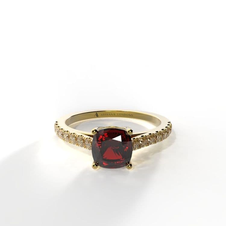 Anillo kyoto 0,50 cts frances