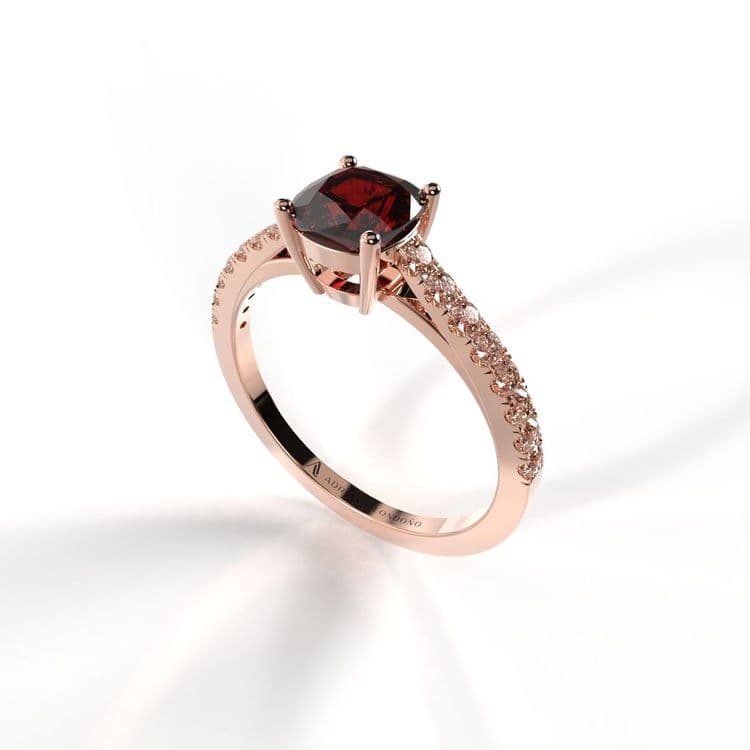 Anillo kyoto 0,50 cts frances