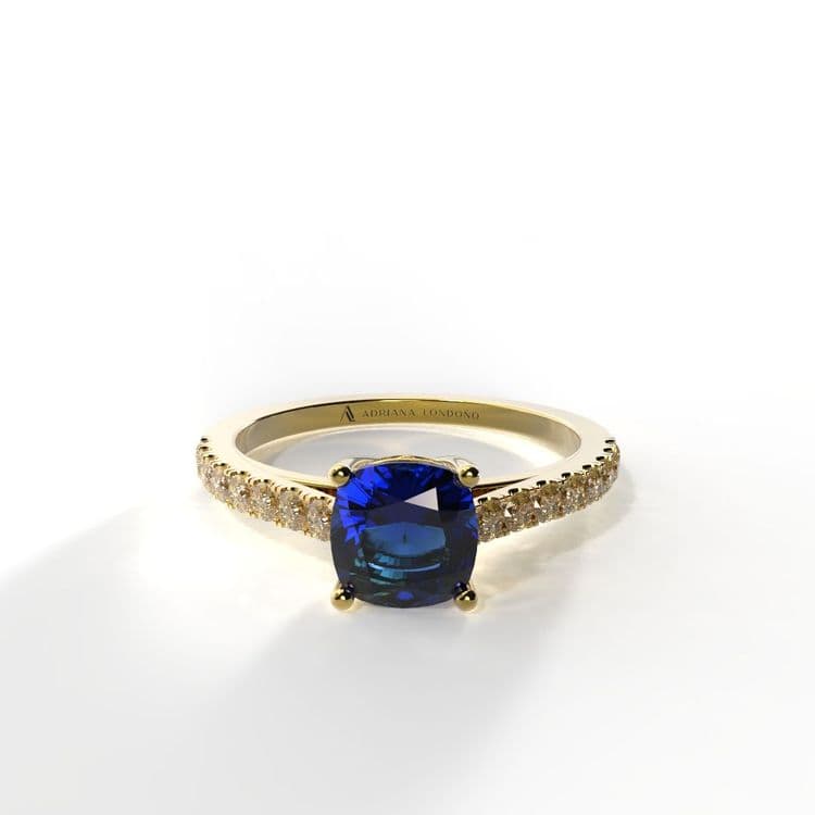 Anillo kyoto 0,50 cts frances