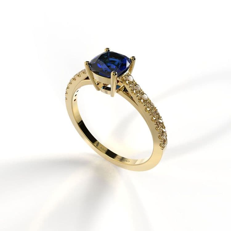 Anillo kyoto 0,50 cts frances