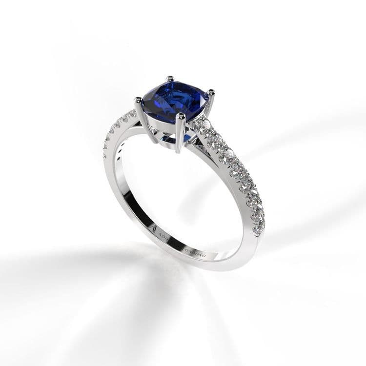 Anillo kyoto 0,50 cts frances