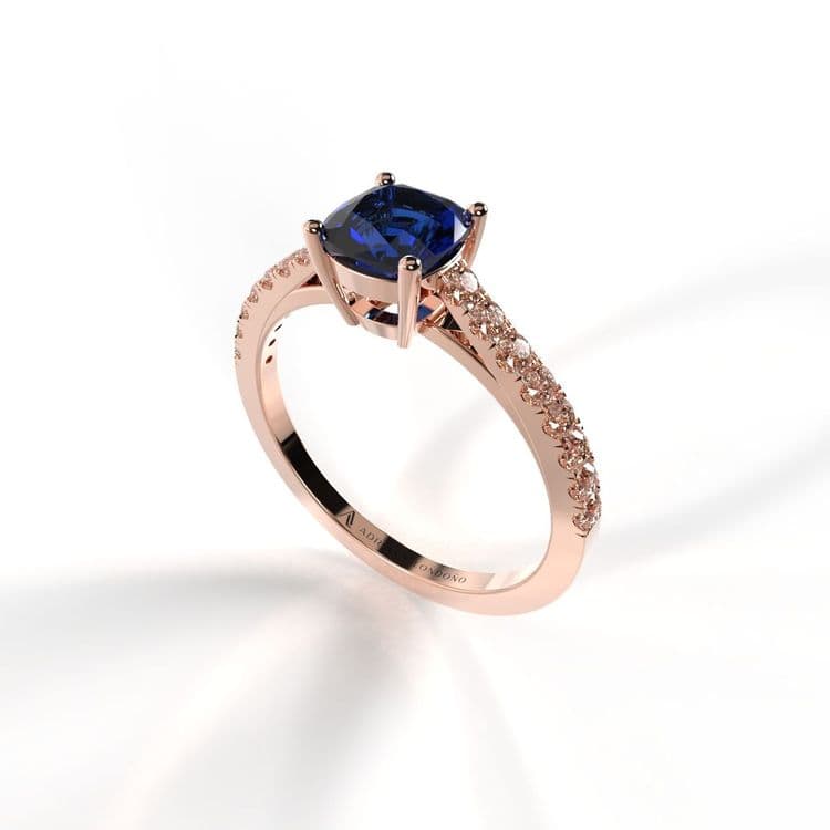 Anillo kyoto 0,50 cts frances