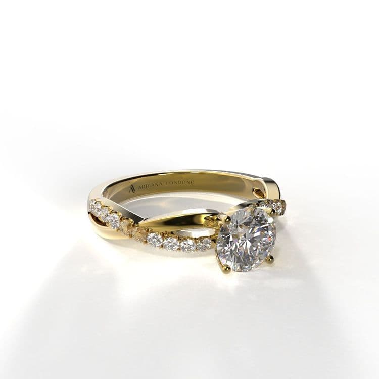 Anillo lisboa 0,60 cts al francés