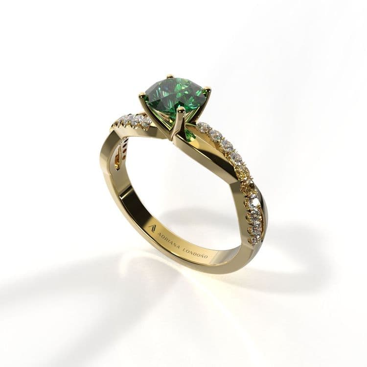 Anillo lisboa 0,60 cts al francés