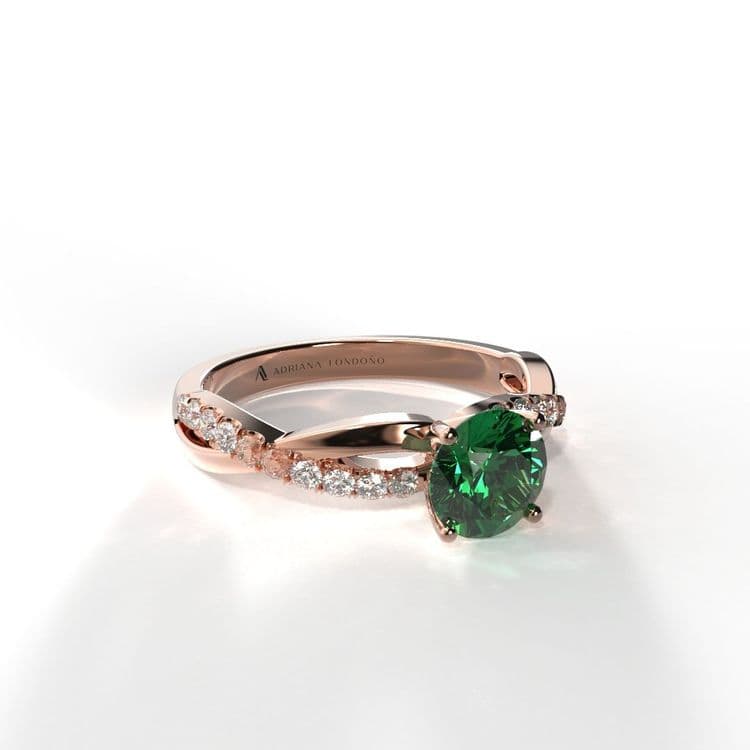 Anillo lisboa 0,60 cts al frances