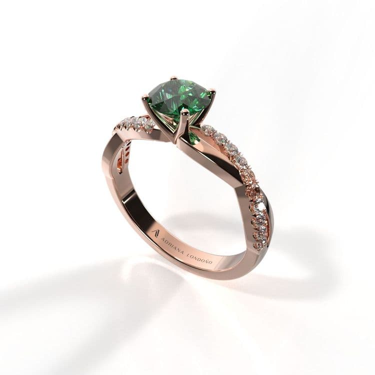 Anillo lisboa 0,60 cts al frances