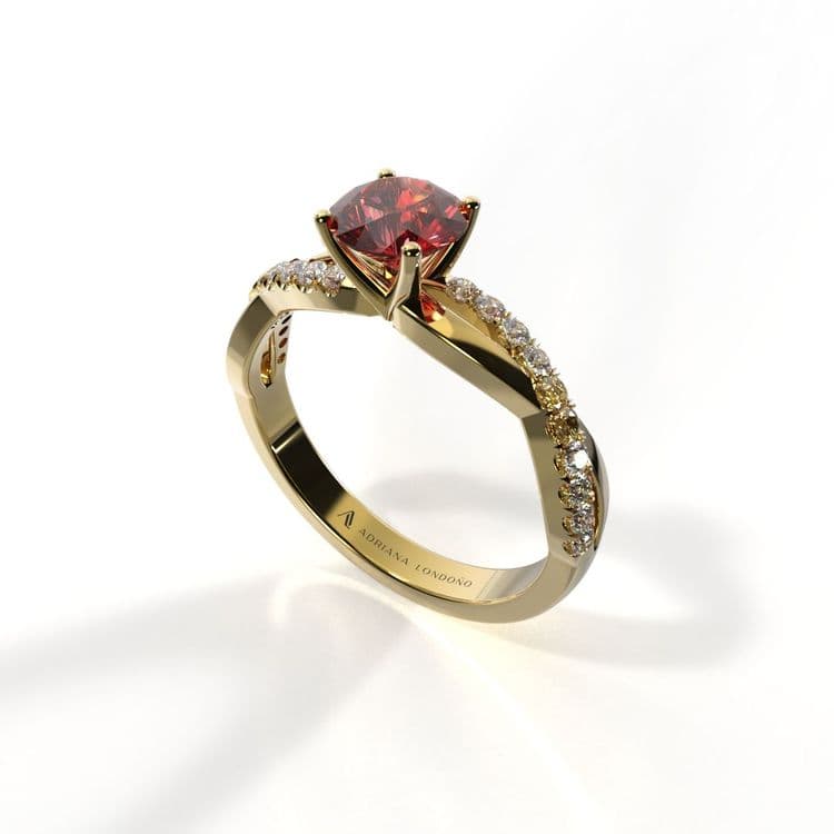 Anillo lisboa 0,60 cts al francés