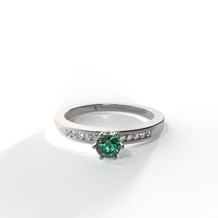 Anillo irlanda 0,15 cts al carre