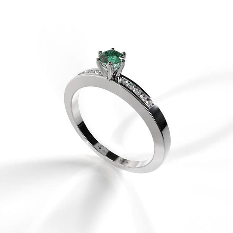 Anillo irlanda 0,15 cts al carre