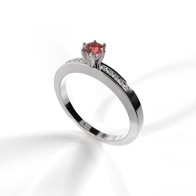 Anillo irlanda 0,15 cts al carre