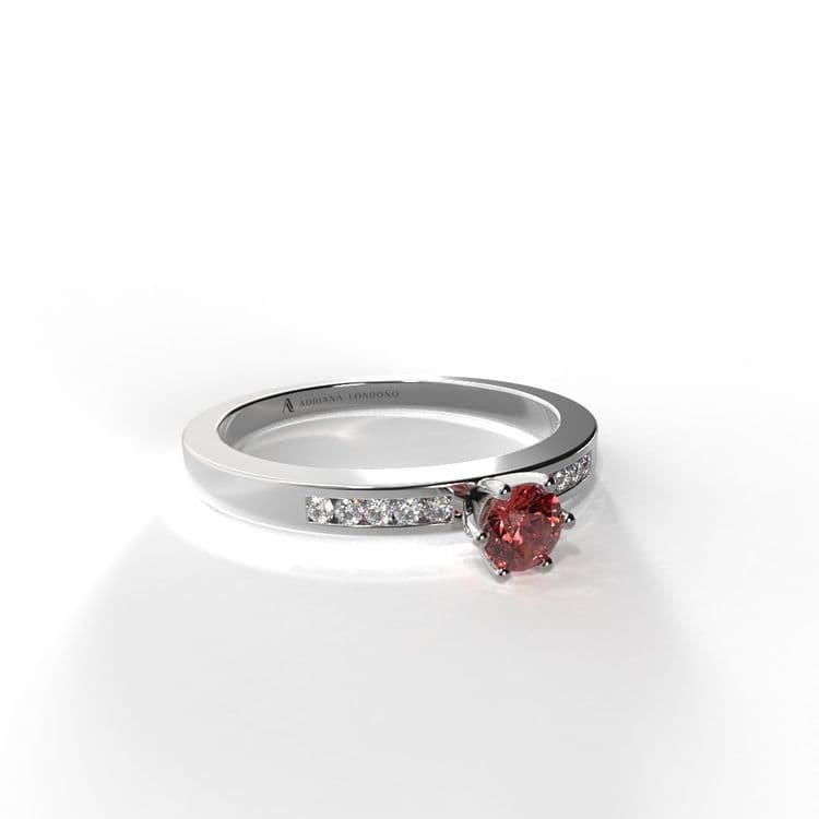 Anillo irlanda 0,15 cts al carre