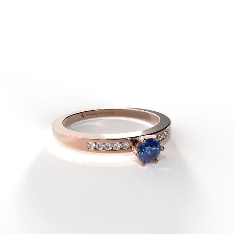 Anillo irlanda 0,15 cts al carre