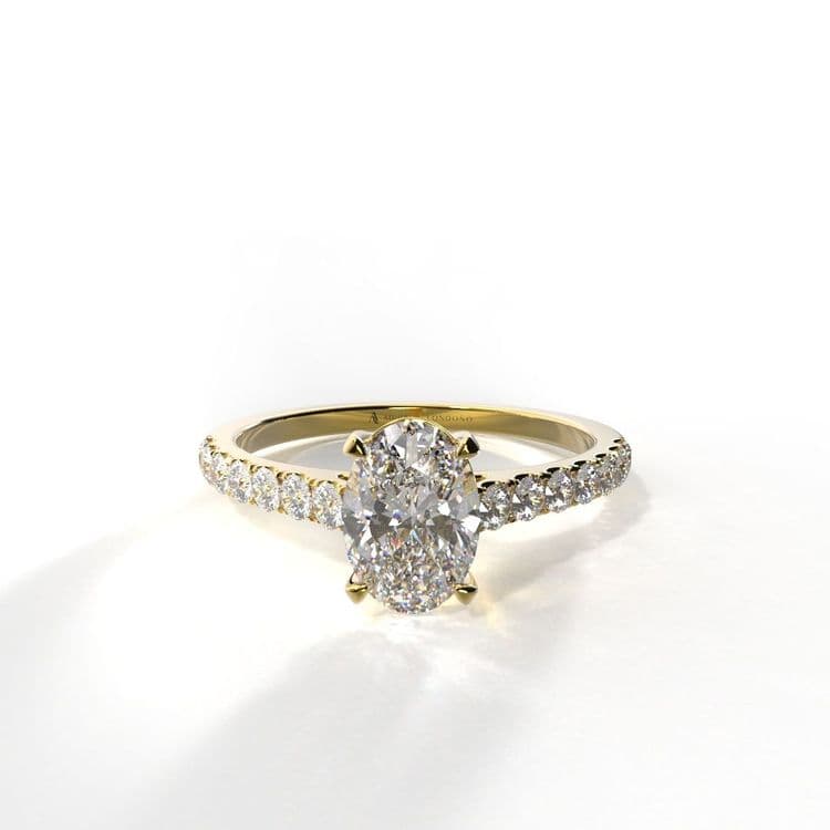 Anillo escocia 0,50 cts al frances