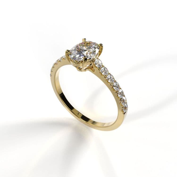 Anillo escocia 0,50 cts al frances