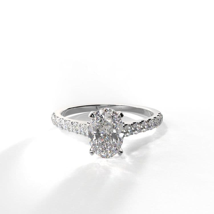 Anillo escocia 0,50 cts al frances