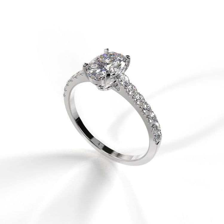 Anillo escocia 0,50 cts al frances