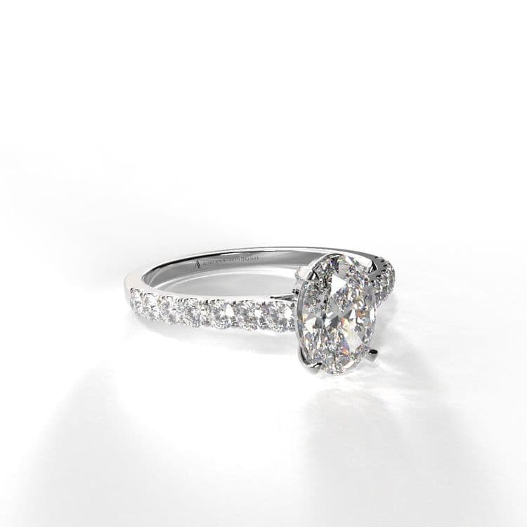 Anillo escocia 0,50 cts al frances