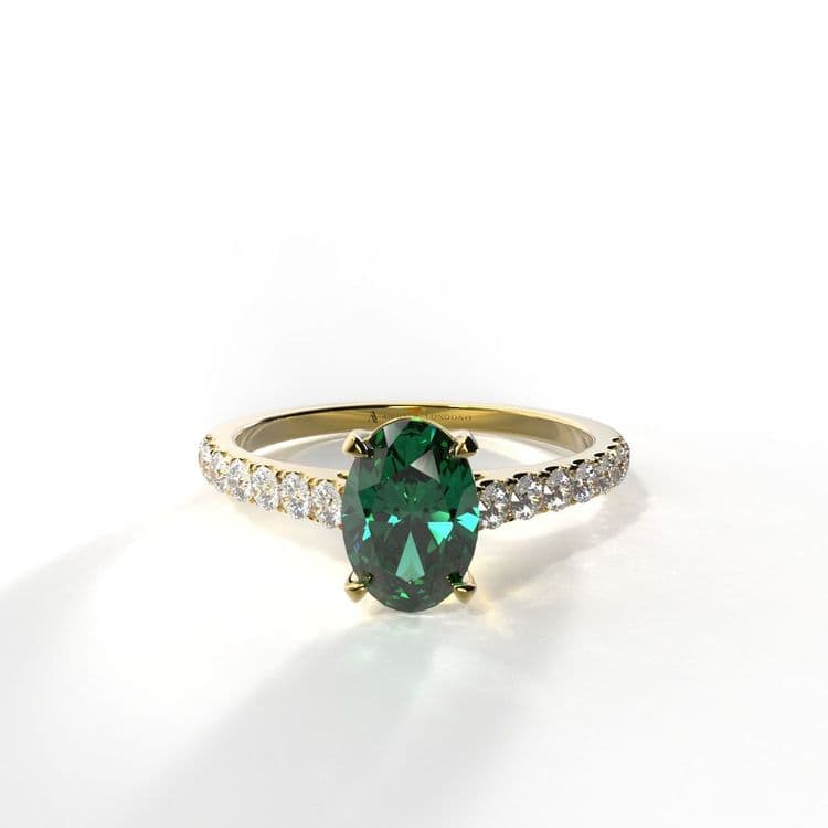 Anillo escocia 0,50 cts al frances